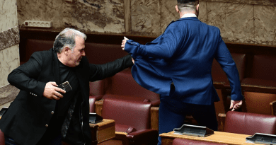 Επεσαν γροθιές στη Βουλή- Ο Κ. Φλώρος έδειρε βουλευτή της Ελληνικής Λύσης